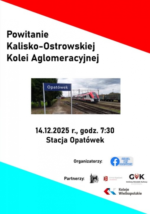 obrazek uwitenie Kalisko - Ostrowskiej Kolei Aglomeracyjnej  wiecej