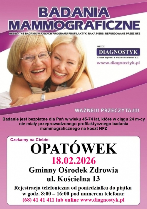 obrazek gsga~ma mammograficzne  wiecej