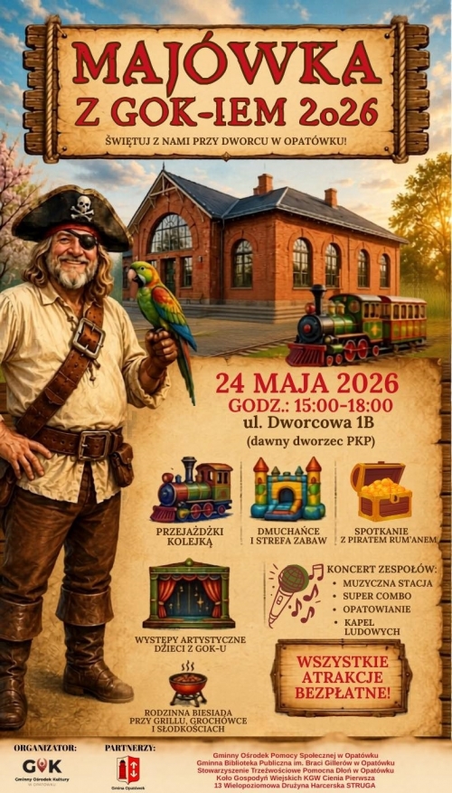 obrazek e{cqroszenie na „Majówkę z GOK-iem 2026” wiecej
