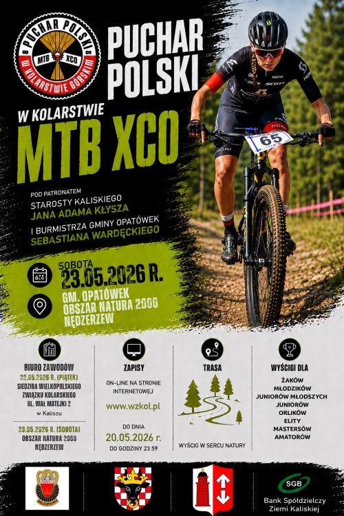 obrazek w{gm{me rowerowe emocje w Gminie Opatówek! Puchar Polski MTB XCO już w tę sobotę! wiecej