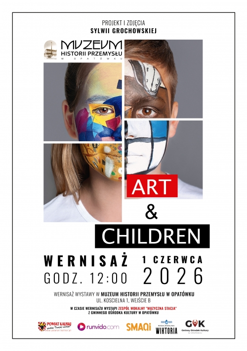obrazek sssqwzamy na wyjątkowy wernisaż wystawy „ART & CHILDREN” w Opatówku! wiecej
