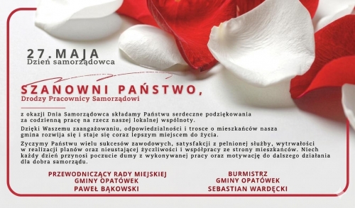obrazek wwseugzne życzenia z okazji Dnia Samorządowca wiecej