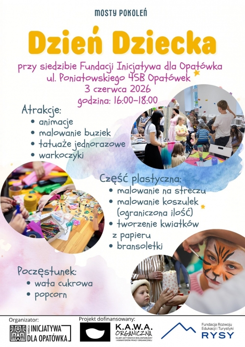 obrazek ew{iu� Dziecka przy siedzibie Fundacji 